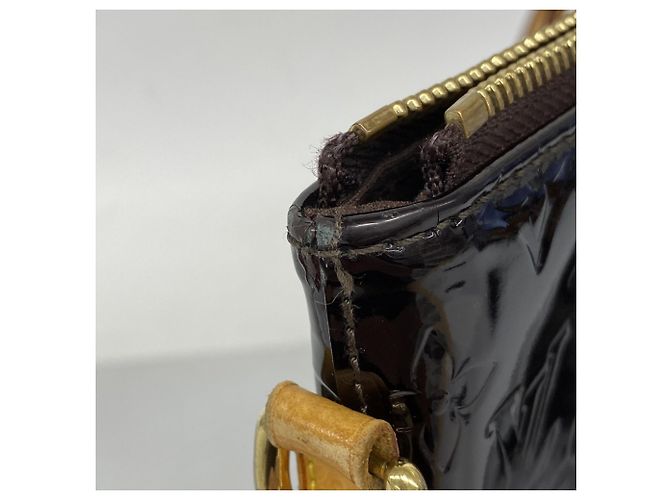 Borsa Tote Vernis Bellevue GM di Louis Vuitton Bordò - vista 6
