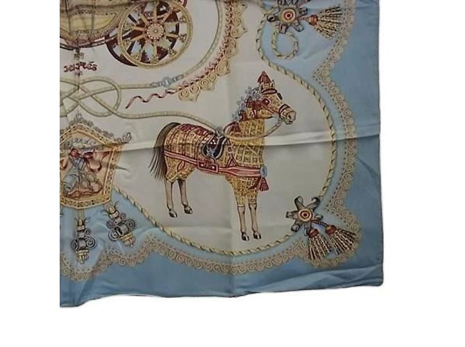 Hermès HERMES Carré 90 Seidenschal Mehrfarbig Mehrfarben - Ansicht 4