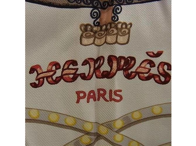 Hermès HERMES Carré 90 Seidenschal Mehrfarbig Mehrfarben - Ansicht 5