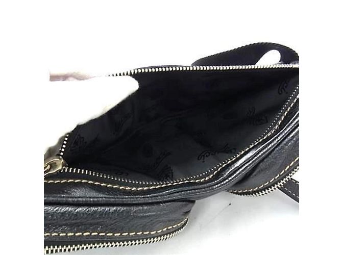 Borsa a tracolla in pelle nera Gucci Nero - vista 6