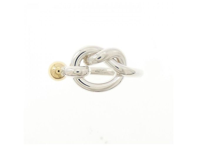 Tiffany & Co Anillo Love Knot Tiffany Plata Dorado - vista 2