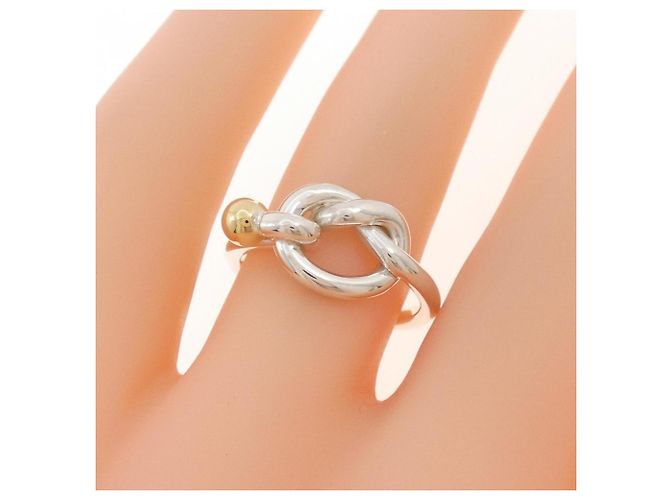 Tiffany & Co Anillo Love Knot Tiffany Plata Dorado - vista 5