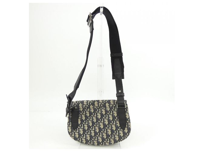 Borsa Messenger Dior Saddle di Christian Dior Marrone Nero Beige - vista 3