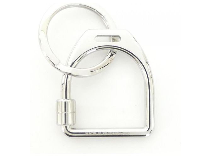 Ring Hermès Portachiavi Etrier Hermes 077215FJ Argento - vista 3