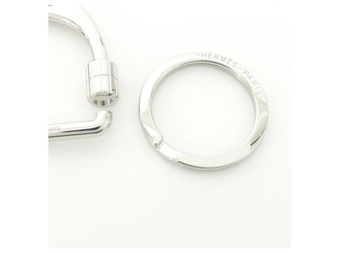 Ring Hermès Portachiavi Etrier Hermes 077215FJ Argento - vista 4