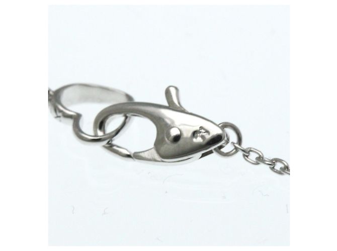 Autre Marque Ponte Vecchio Diamantkreis-Halskette Silber - Ansicht 6