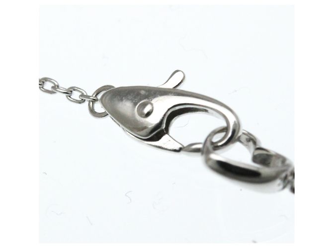 Autre Marque Ponte Vecchio Diamantkreis-Halskette Silber - Ansicht 8