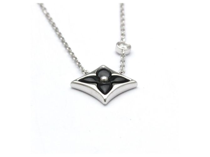 Collana Star Blossom BB Louis Vuitton Argento - vista 4