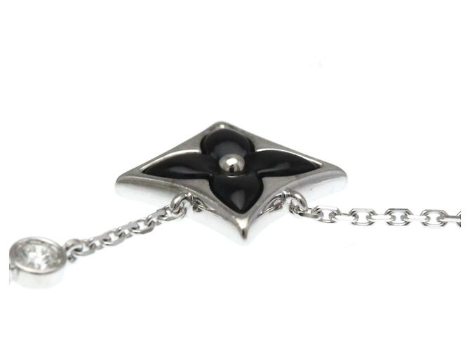 Collana Star Blossom BB Louis Vuitton Argento - vista 5