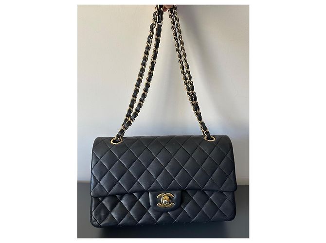 Chanel Bolso de doble solapa mediano Timeless/Classique Negro - vista 2