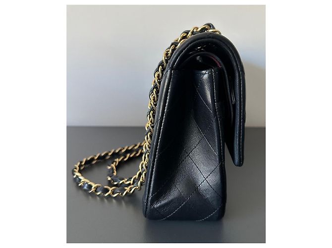 Chanel Bolso de doble solapa mediano Timeless/Classique Negro - vista 6