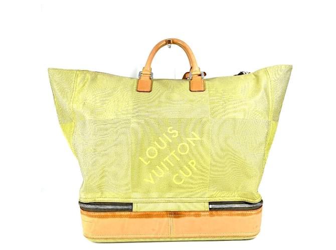 Borsa Boston Damier Geant Louis Vuitton Giallo - vista 2