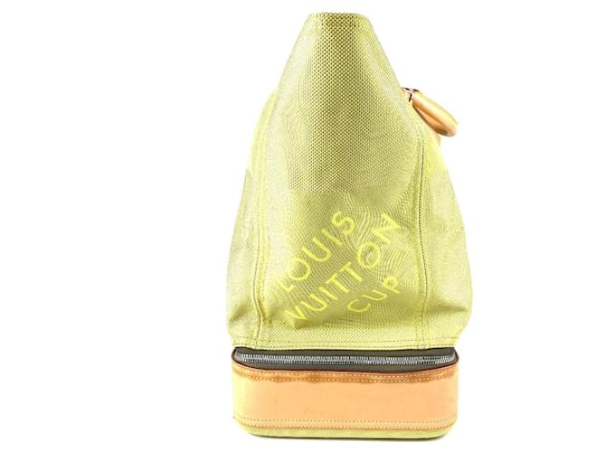 Borsa Boston Damier Geant Louis Vuitton Giallo - vista 4