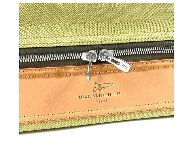 Borsa Boston Damier Geant Louis Vuitton Giallo - vista 8