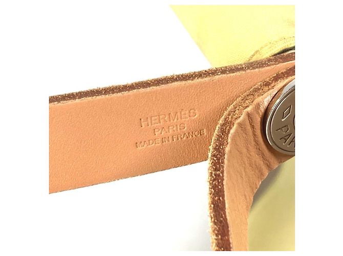 Hermès HERMES Zwei-Farben Cabag Elan PM Schultertasche/Shopper Beige Gelb - Ansicht 11