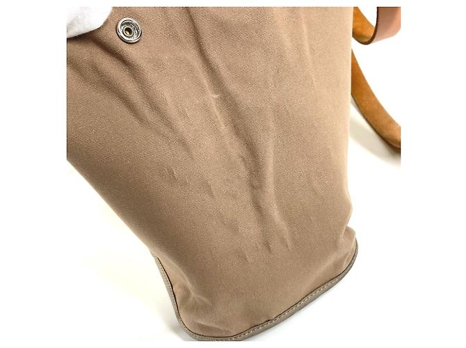 Hermès HERMES Zwei-Farben Cabag Elan PM Schultertasche/Shopper Beige Gelb - Ansicht 17