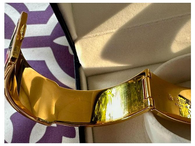 Bracciale largo in oro con chiusura Frey Wille - Design Hundertwasser Multicolore - vista 8