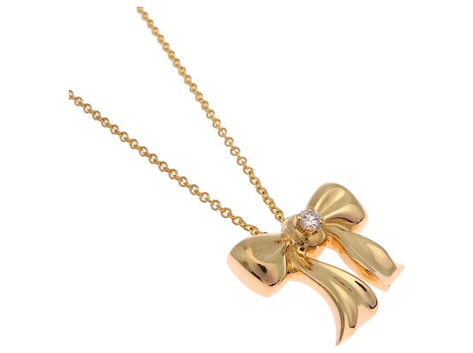 Tiffany & Co Collana da donna Tiffany Ribbon in oro giallo - vista 2