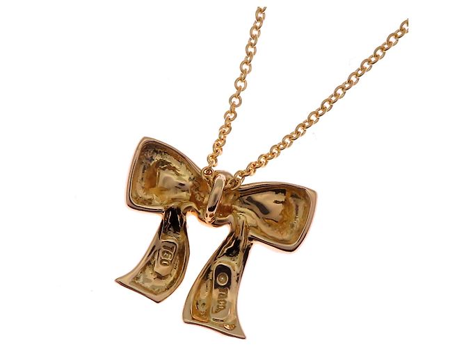 Tiffany & Co Collana da donna Tiffany Ribbon in oro giallo - vista 3
