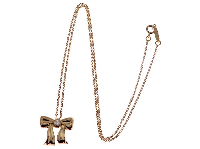 Tiffany & Co Collana da donna Tiffany Ribbon in oro giallo - vista 4