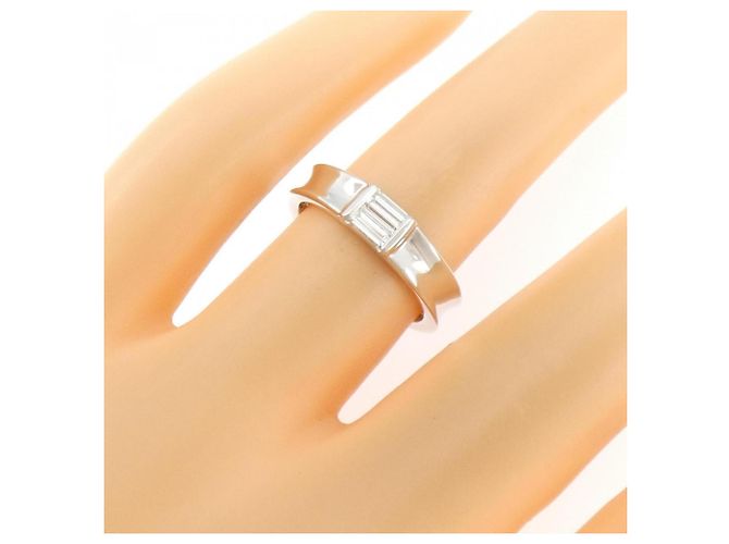 Tiffany & Co Tiffany Ring aus Weißgold mit Diamanten Golden - Ansicht 5