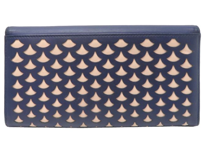 Bulgari Cartera larga para mujer Bvlgari Isabella Rossellini Beige Azul marino - vista 2