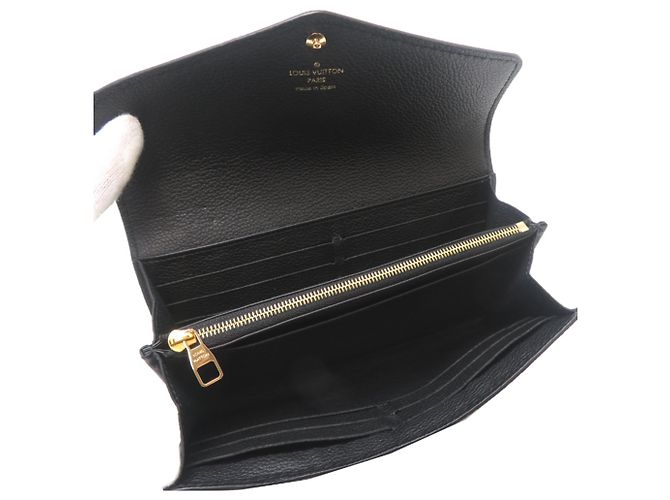 Cartera Larga Sarah de Louis Vuitton Negro - vista 5