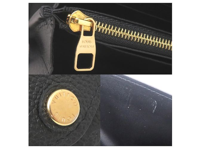 Cartera Larga Sarah de Louis Vuitton Negro - vista 9