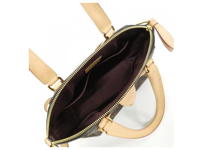 Borsa Louis Vuitton Monogram Rivoli PM Marrone - vista 10