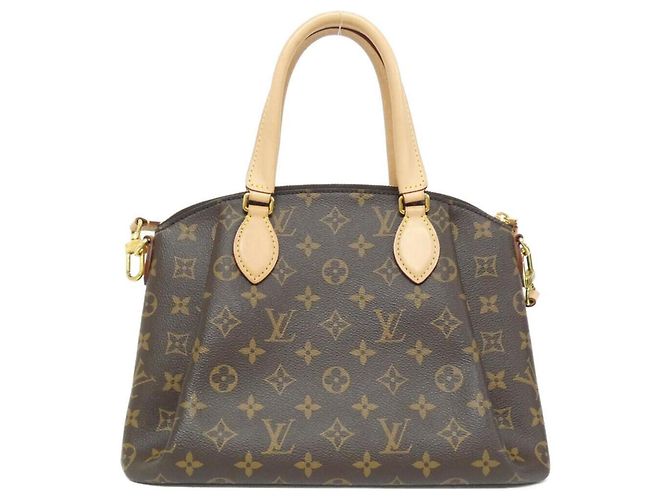 Borsa Louis Vuitton Monogram Rivoli PM Marrone - vista 2