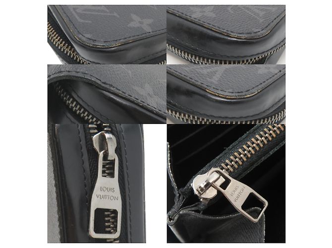 Borsa Clutch Zippy XL Louis Vuitton Nero - vista 10