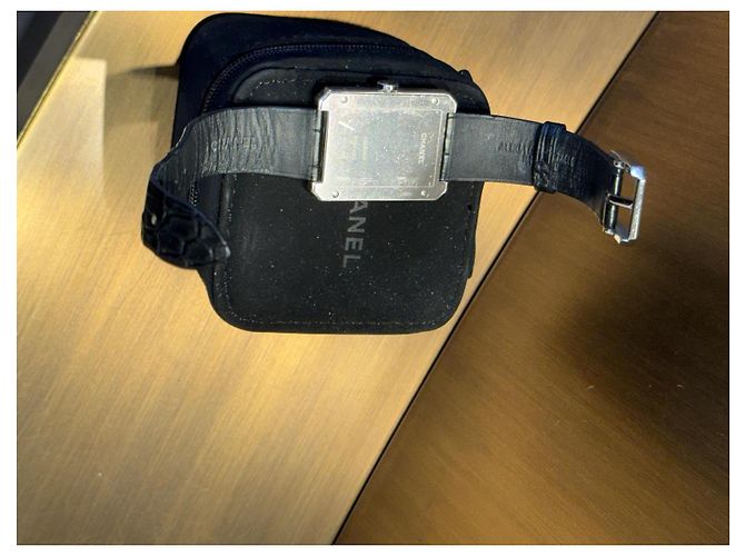Boyfriend Chanel Chico Negro Plata - vista 4