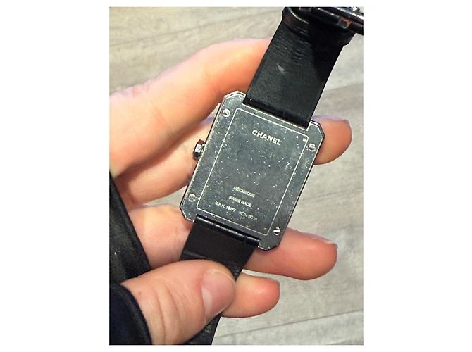 Boyfriend Chanel Chico Negro Plata - vista 6