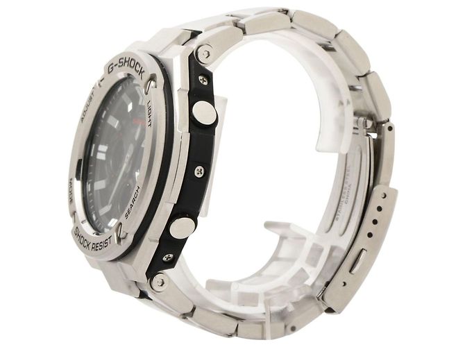Orologio analogico-digitale da uomo Casio G-Shock GSTW110D-1AJF Nero Argento - vista 2