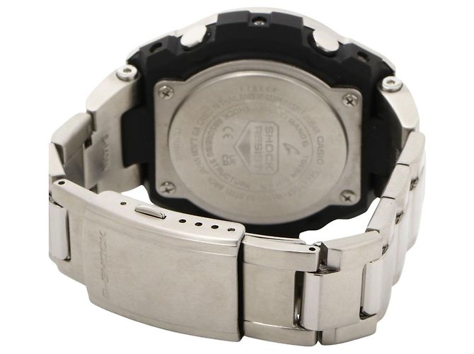 Orologio analogico-digitale da uomo Casio G-Shock GSTW110D-1AJF Nero Argento - vista 5