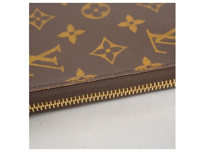 Organizer Lange Reisetasche Monogramm Geldbörse von Louis Vuitton Braun - Ansicht 12