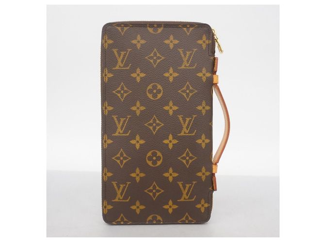 Organizer Lange Reisetasche Monogramm Geldbörse von Louis Vuitton Braun - Ansicht 15