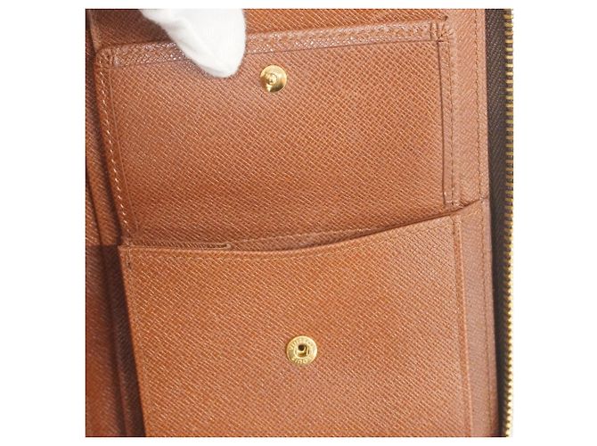 Organizer Lange Reisetasche Monogramm Geldbörse von Louis Vuitton Braun - Ansicht 9