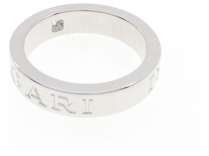 Bulgari Anello in oro bianco e diamanti Bvlgari B.zero1 - vista 3