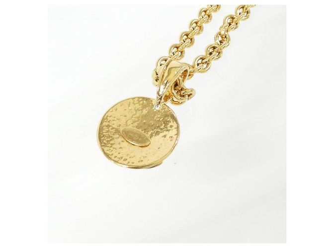 Collana Chanel color oro con pendente D'oro - vista 3