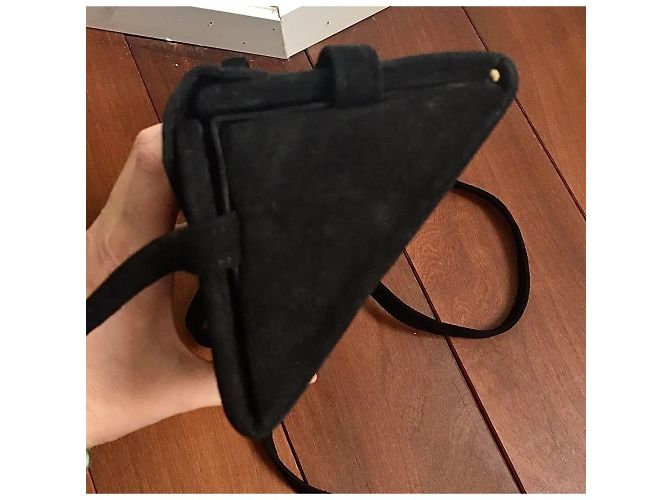 Pochette Philippe Model Nera in Scamosciato Nero - vista 10
