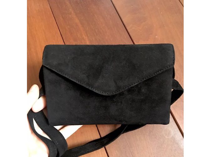 Pochette Philippe Model Nera in Scamosciato Nero - vista 3