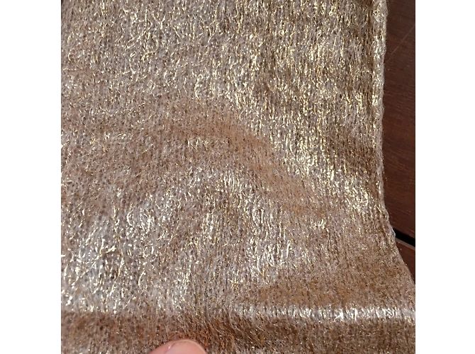 Prada Cardigan in Gold Mohair Beige Golden - Ansicht 6