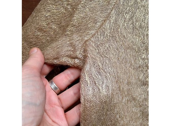 Prada Cardigan in Gold Mohair Beige Golden - Ansicht 7