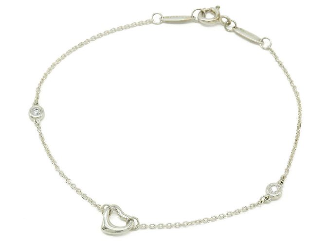 Tiffany & Co Bracciale cuore Diamond By the Yard di Tiffany Elsa Peretti Argento - vista 2