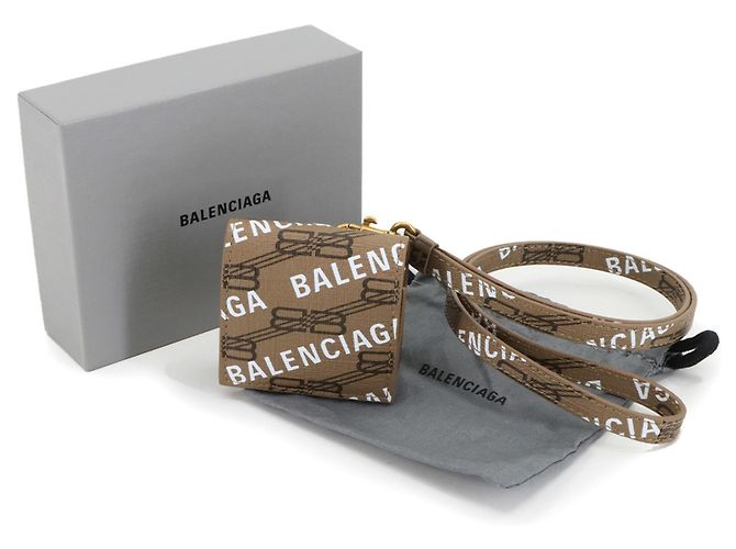 Custodia per AirPods Monogramma BB Balenciaga - vista 2