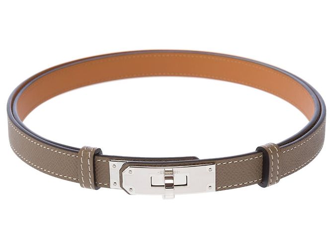 Hermès HERMES Kelly Lederaccessoire in Grau - 103167 - Ansicht 3