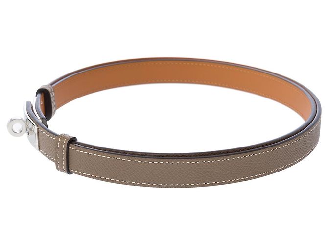 Hermès HERMES Kelly Lederaccessoire in Grau - 103167 - Ansicht 5