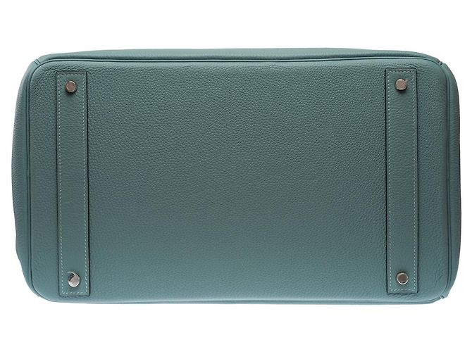 Haut à courroies Hermès Borsa HERMES Haut a Courroies in Pelle Blu - 103133 - vista 11