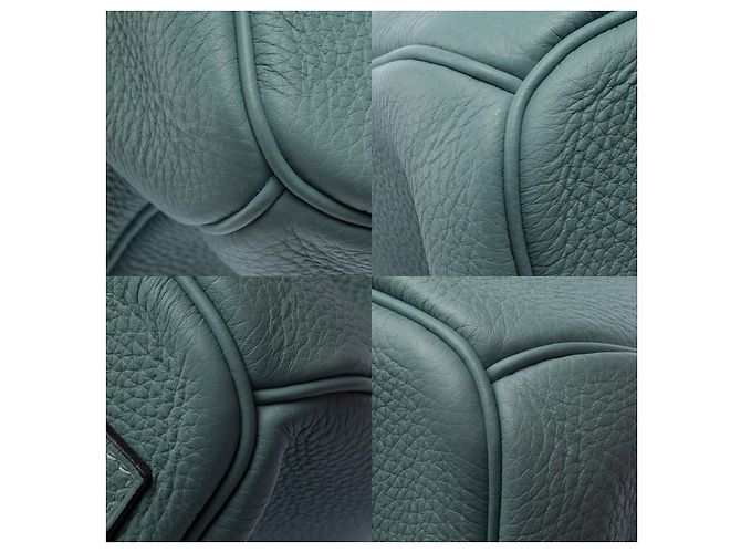 Haut à courroies Hermès Borsa HERMES Haut a Courroies in Pelle Blu - 103133 - vista 12